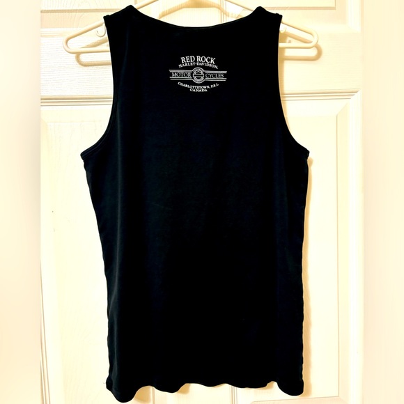 Harley Davidson Rhinestone Logo Tank Top - Picture 2 of 6